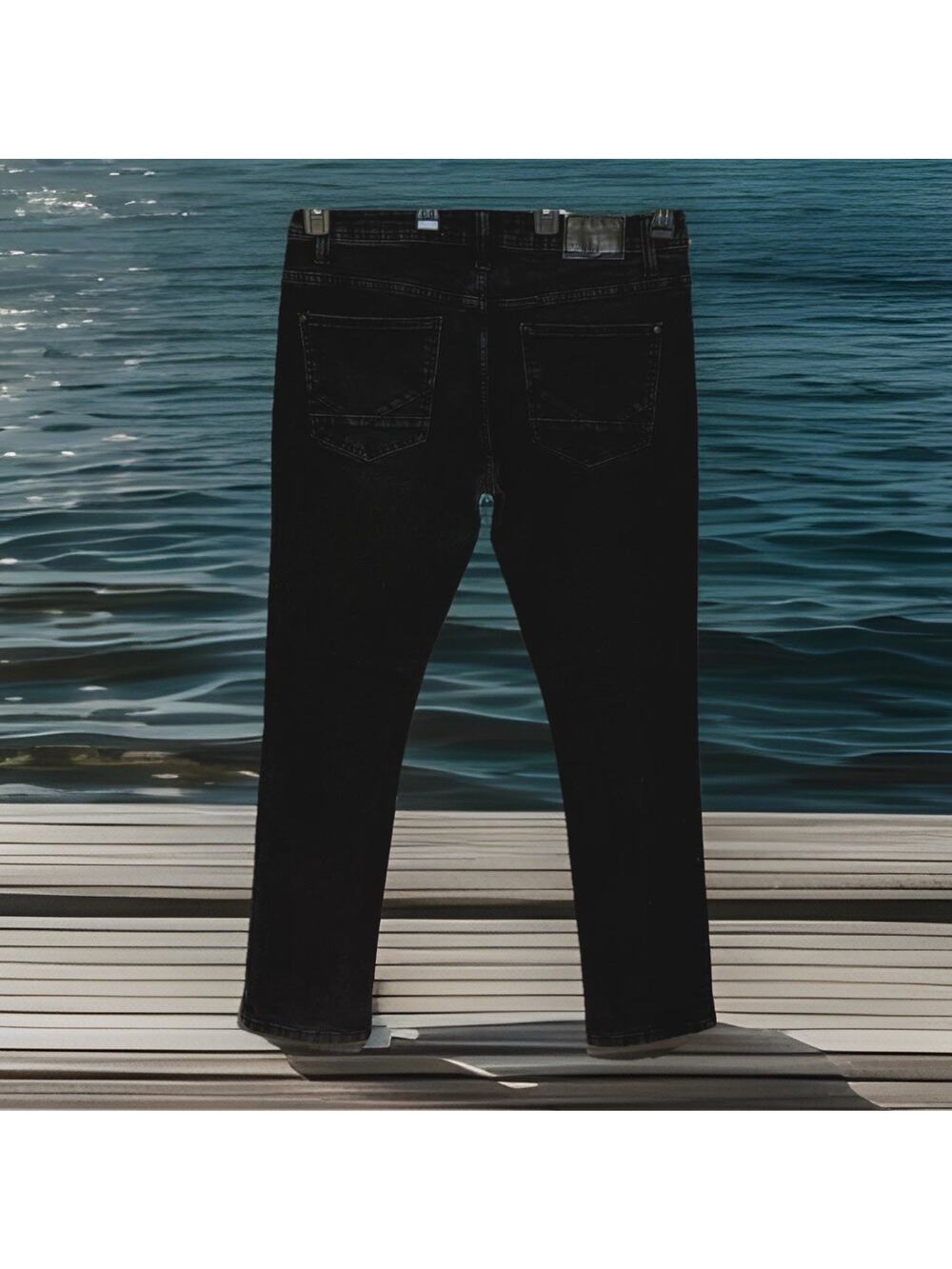 Artful Rebel Jeans Mens 34x32 Black Jax Slim Fit Straight Leg Stretch NWOT